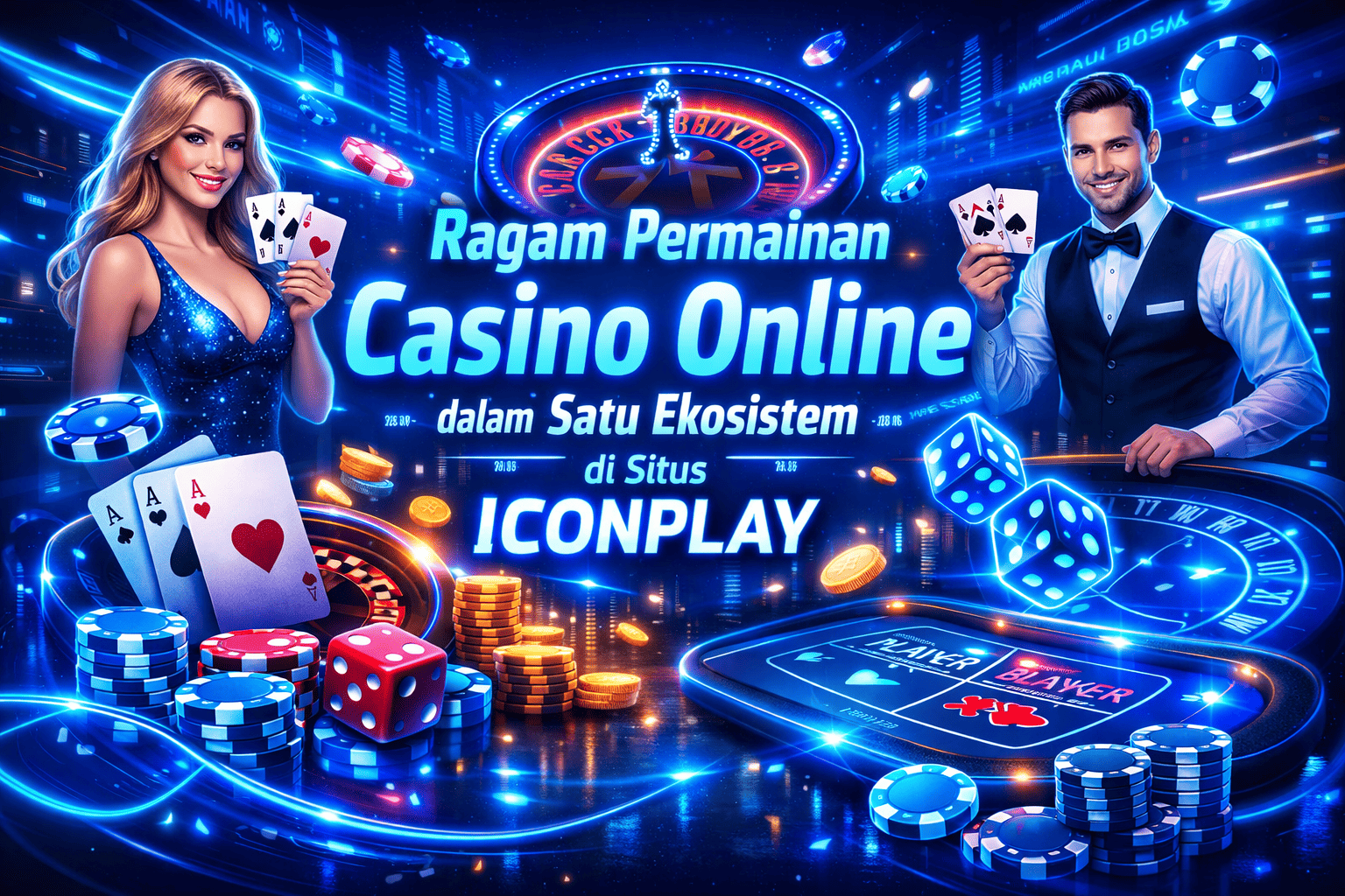Ragam Permainan Casino Online dalam Satu Ekosistem di Situs Iconplay